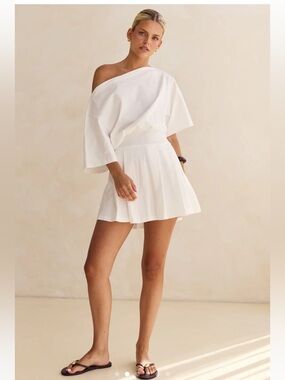 RUNWAY SCOUT Marni Mini dress in white